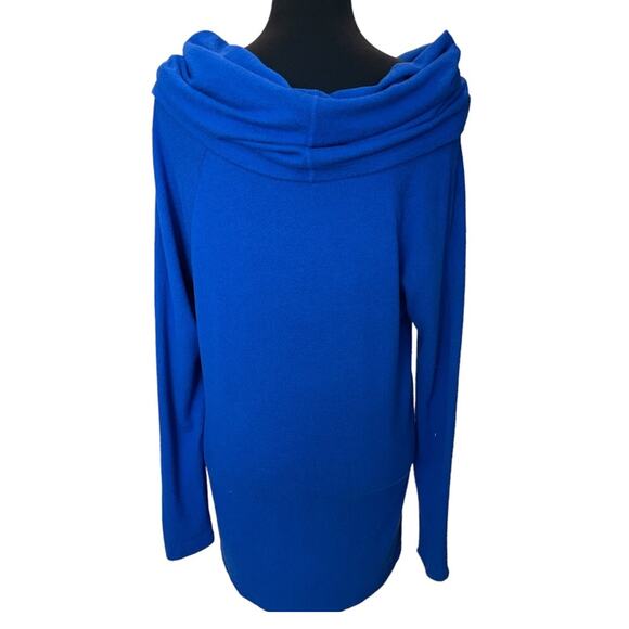 New ~ GIBSON LOOK ~ Convertible Neckline Cozy Fleece Tunic Small - Picture 3 of 7